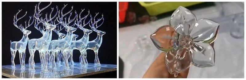 clear resin 3D printing rapid prototyping a